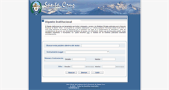 Desktop Screenshot of consultadigesto.santacruz.gov.ar
