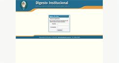 Desktop Screenshot of digesto.santacruz.gov.ar